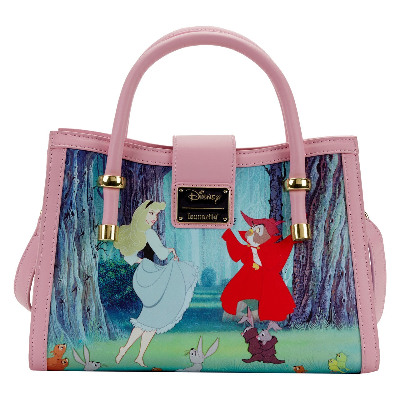 Loungefly Disney Sleeping Beauty Princess Scene Crossbody Bag Purse-zoom-5