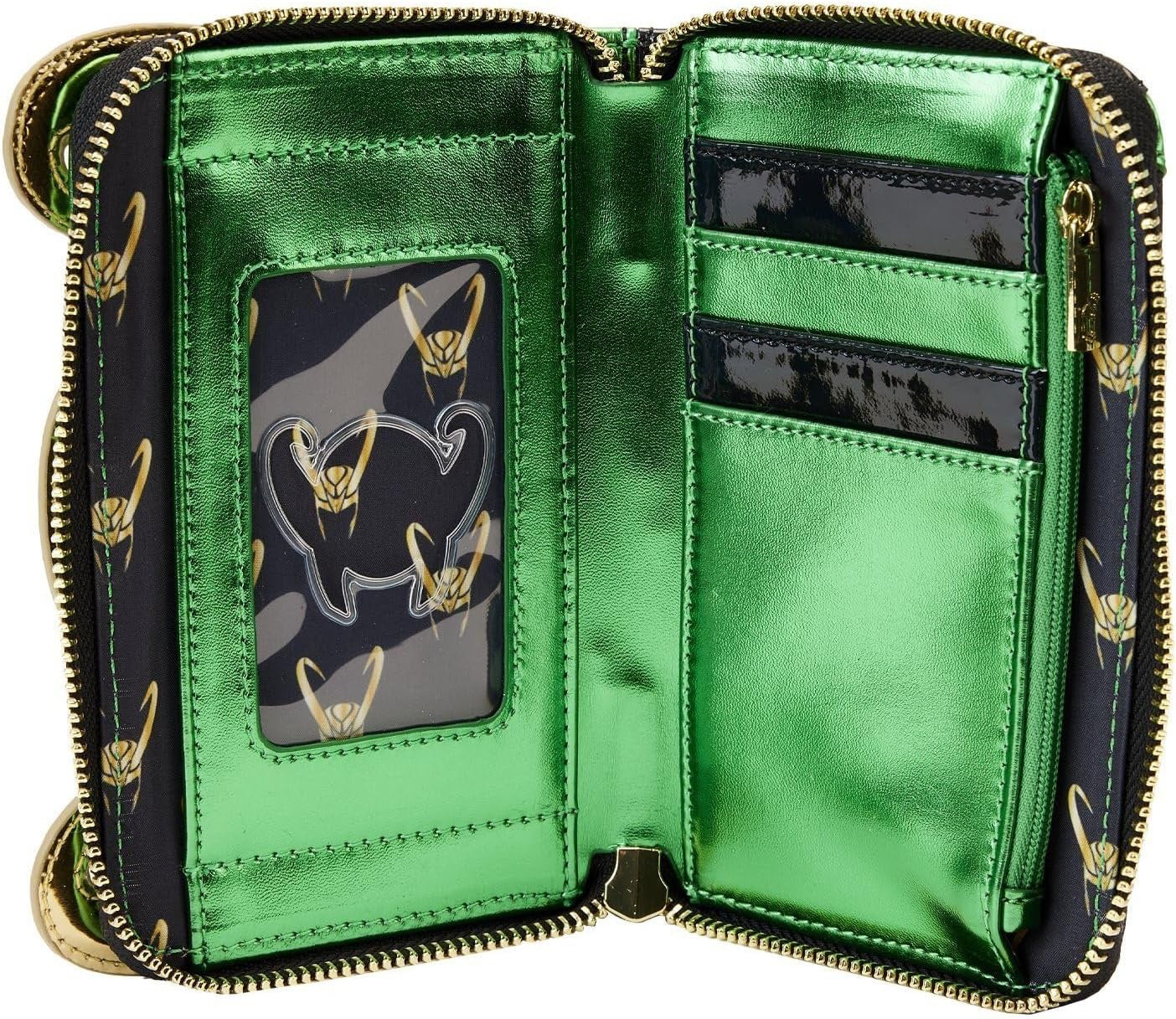 Loungefly Marvel Shine Loki Zip-Around Wallet