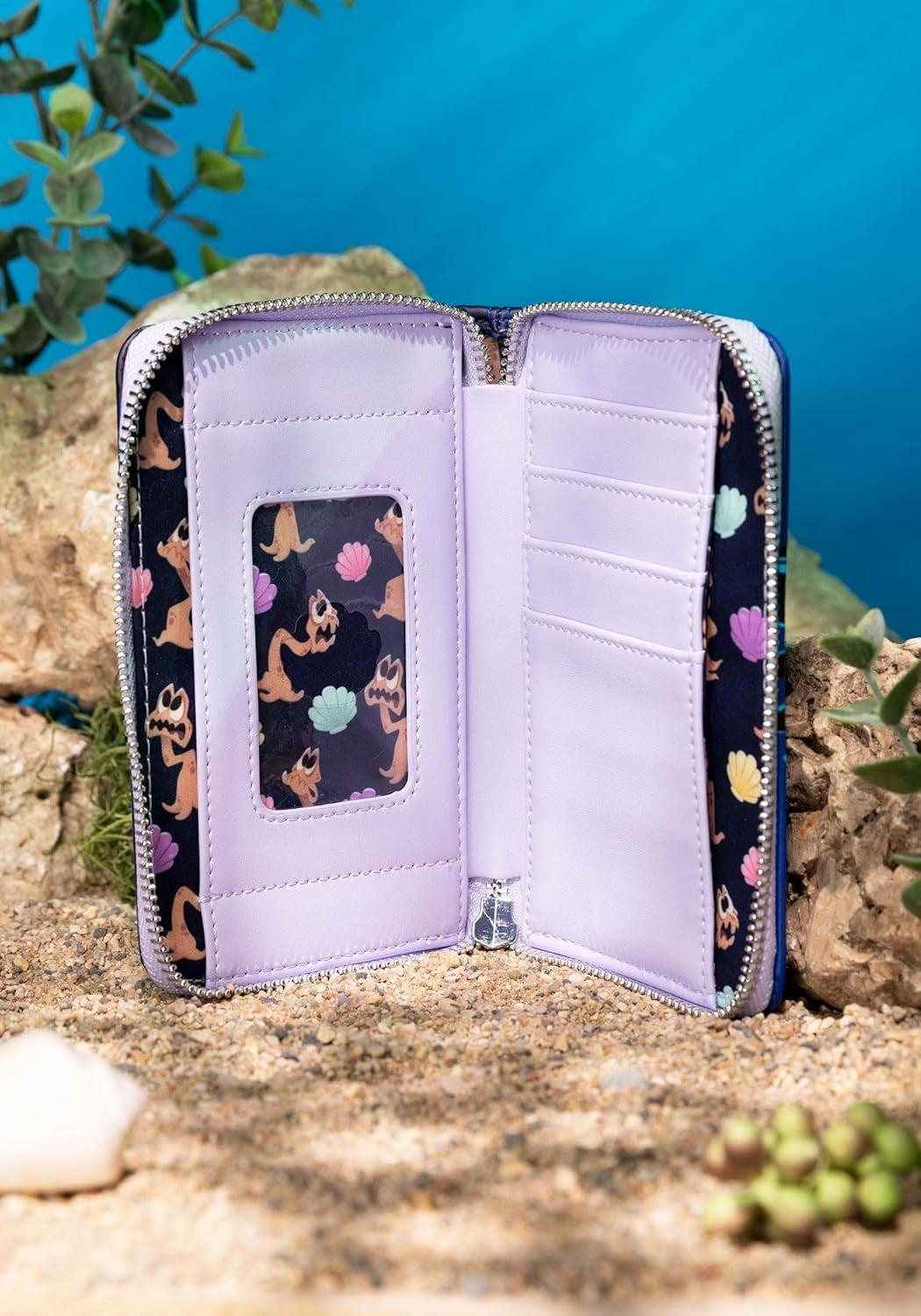 Loungefly Disney The Little Mermaid Ursula Lair Zip-Around Wallet
