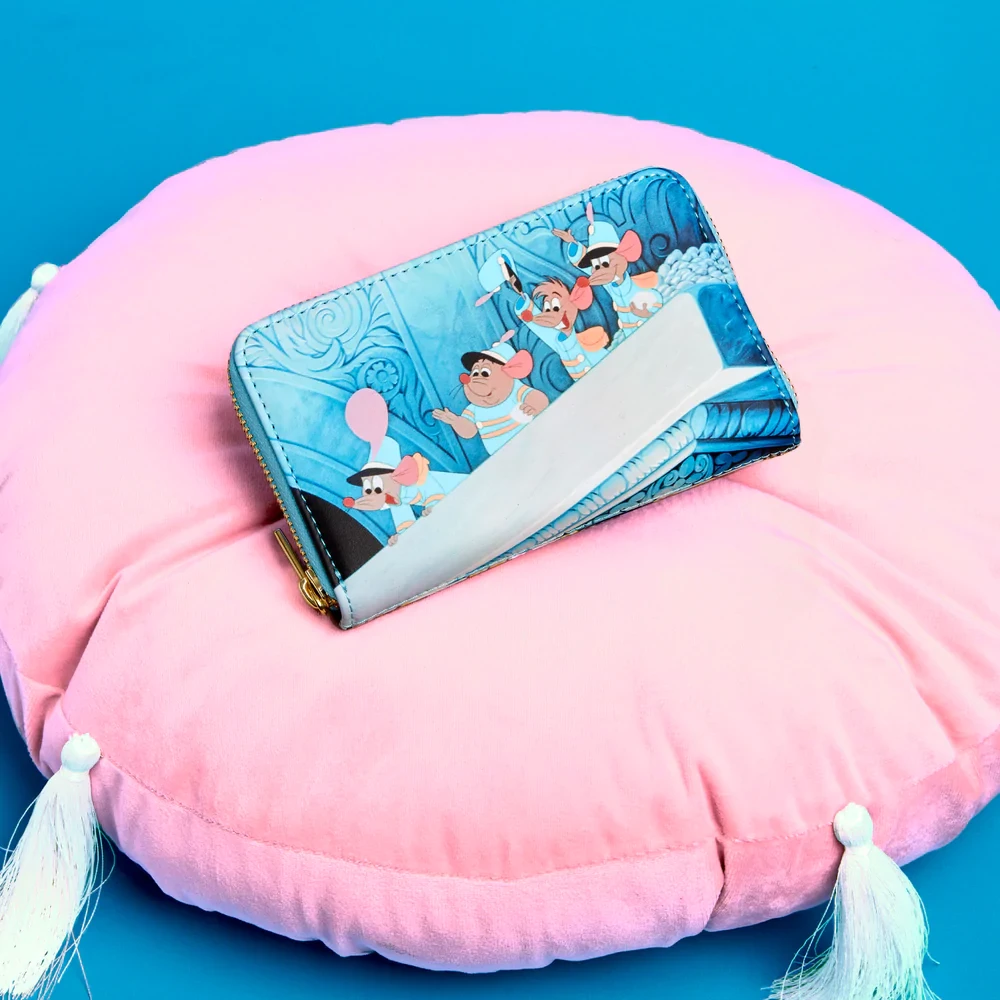 Loungefly Disney Cinderella Princess Scene Zip-Around Wallet