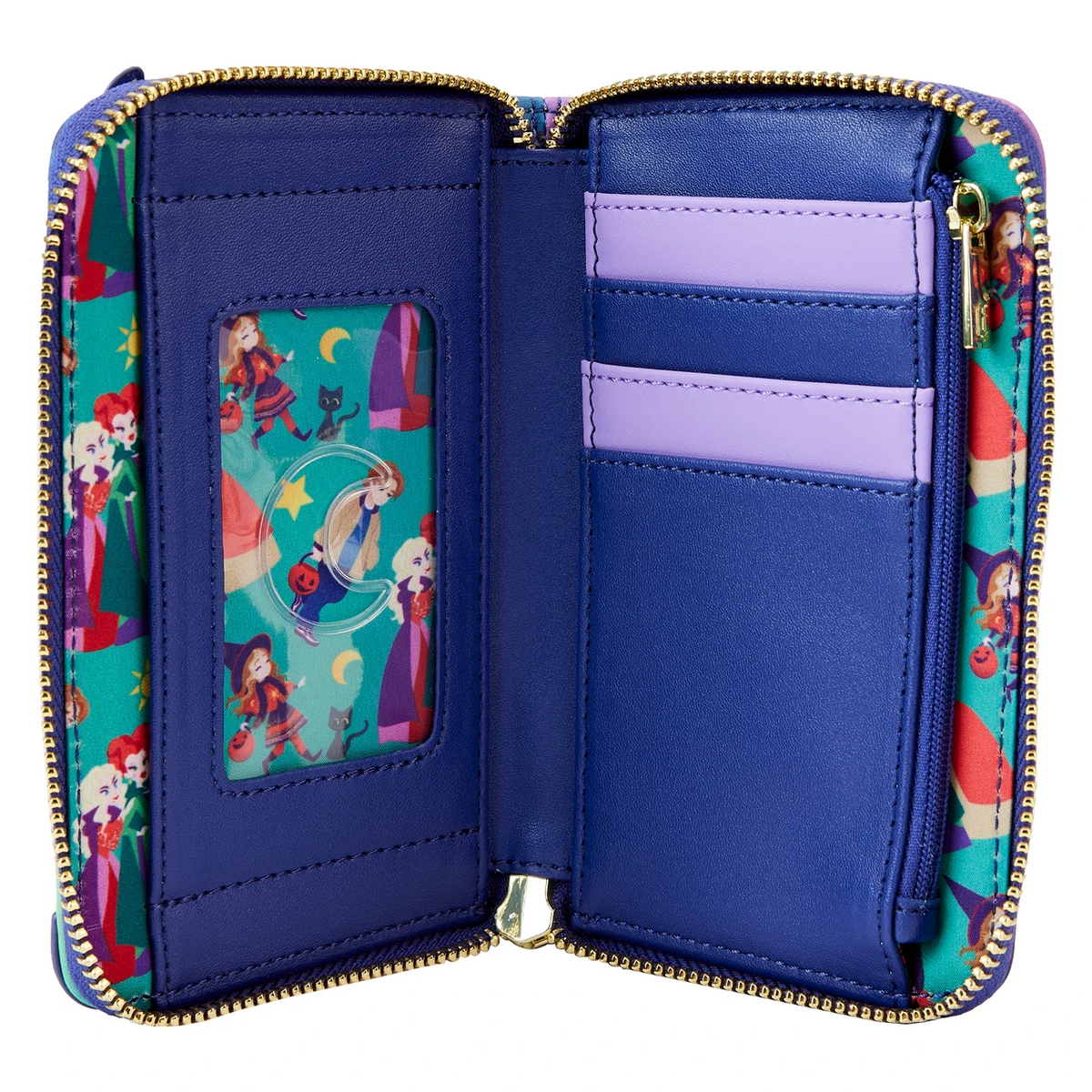 Loungefly Disney Hocus Pocus Sanderson Sisters House Zip-Around Wallet-4