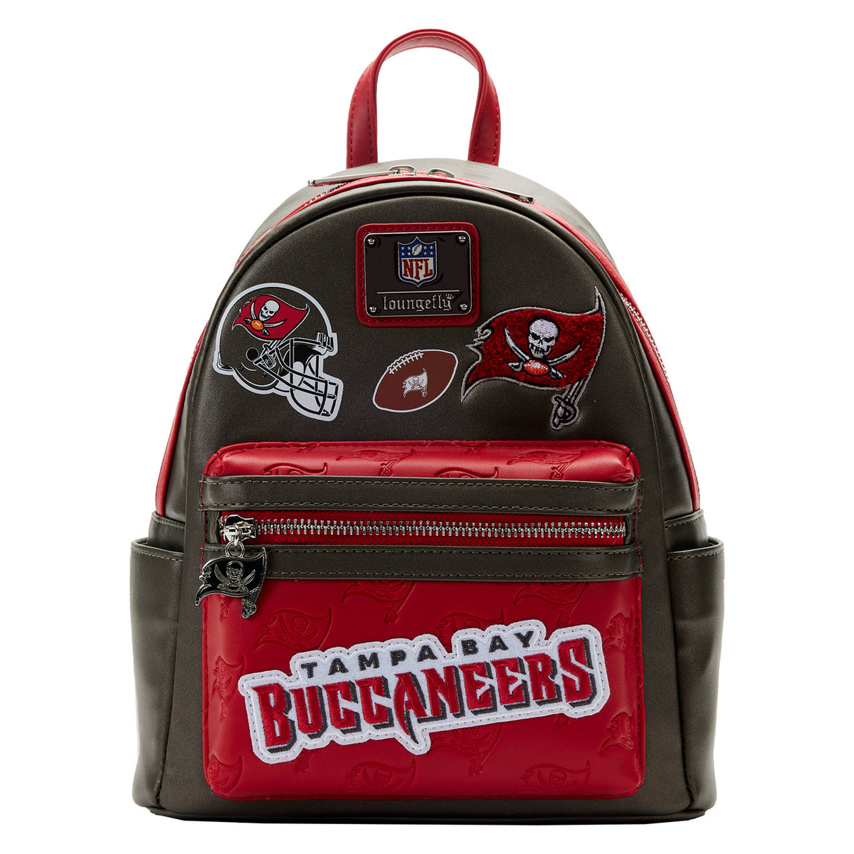 Loungefly NFL Tampa Bay Buccaneers Patches Mini Backpack-1