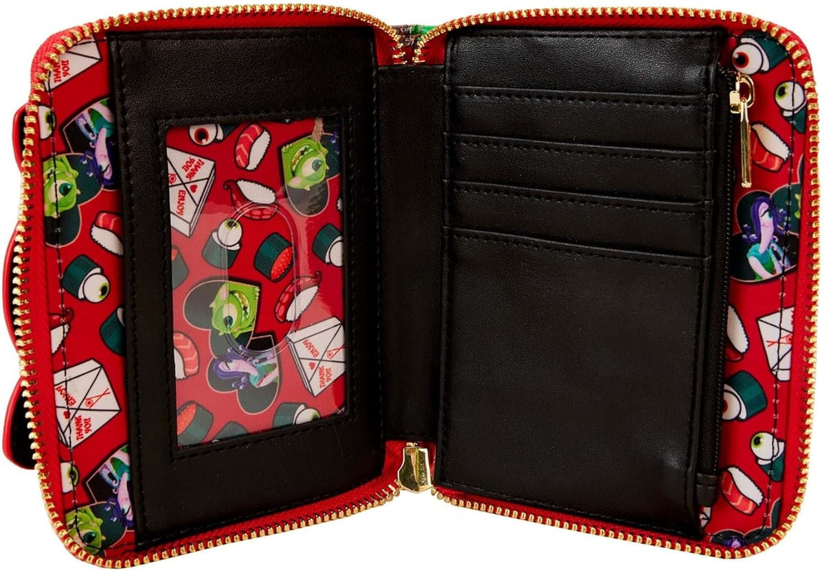 Loungefly Disney Pixar Monsters Inc Boo Takeout Zip-Around Wallet