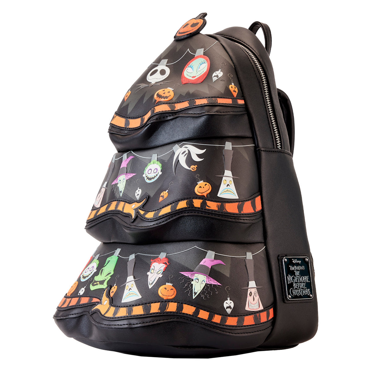 Loungefly The Nightmare Before Christmas Tree Glow-in-The-Dark Mini Backpack-zoom-6