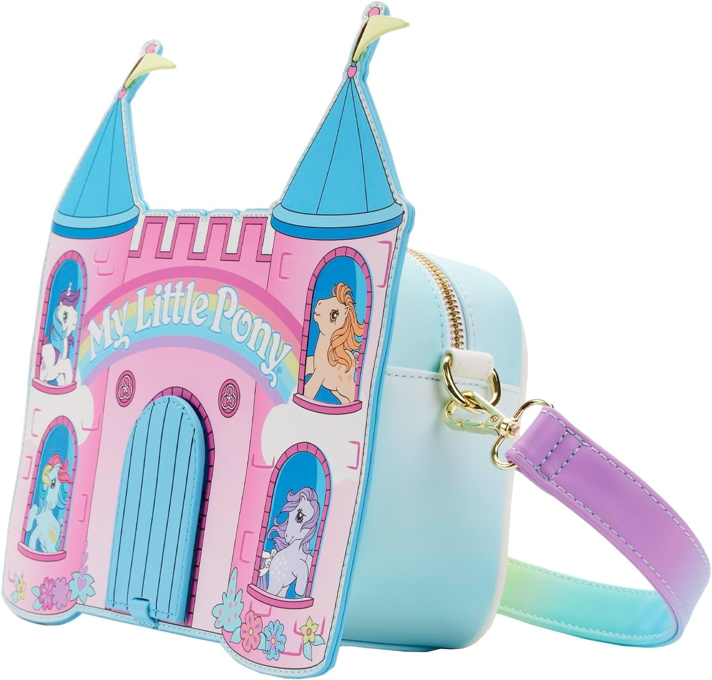 Loungefly Hasbro My Little Pony Dream Castle Crossbody Bag Purse Handbag-zoom-6
