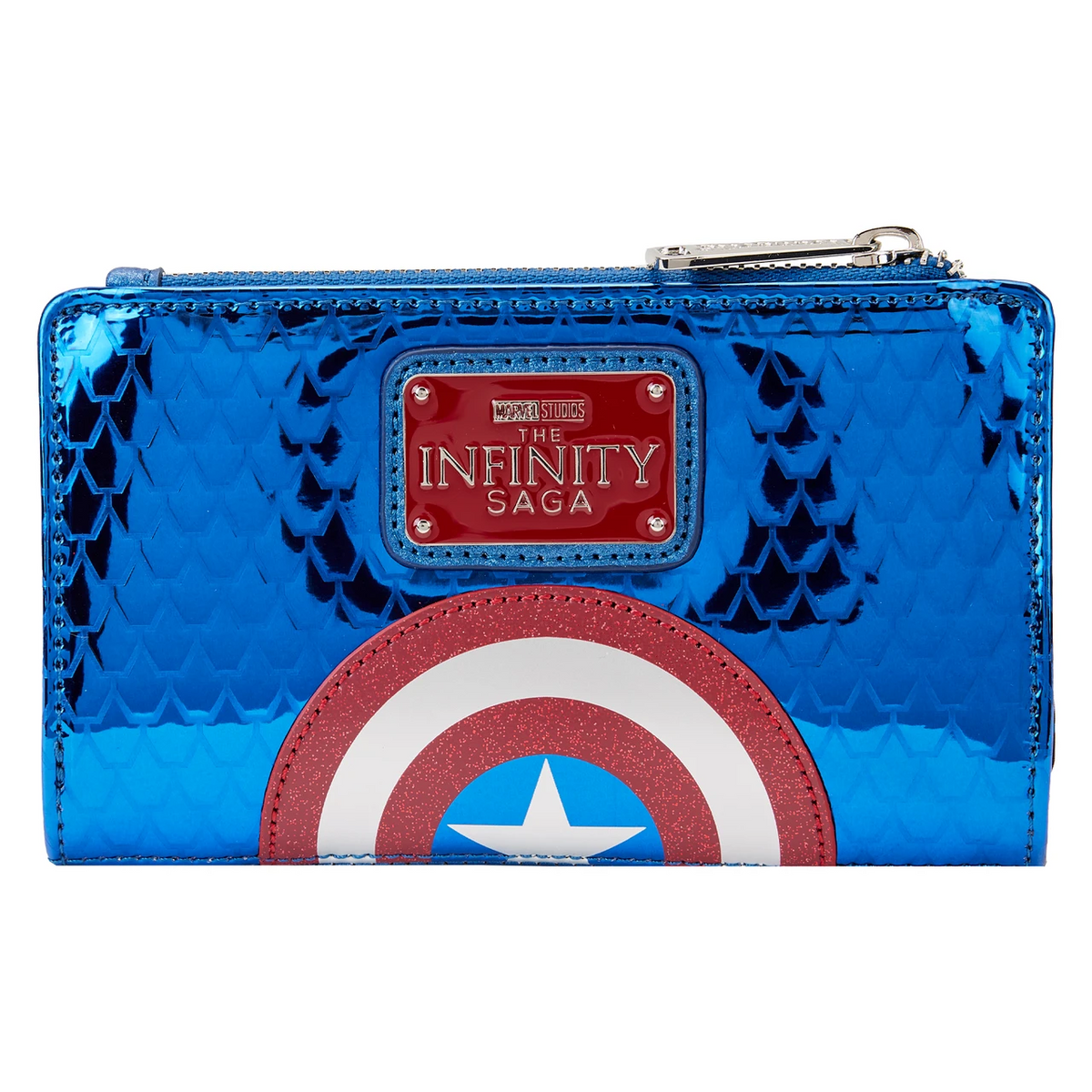 Loungefly Marvel Shine Captain America Cosplay Flap Wallet-4