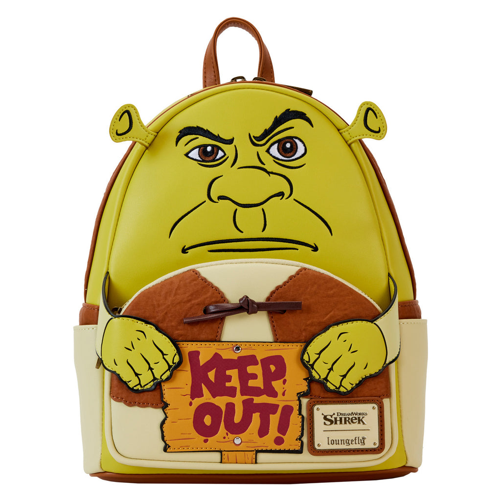 Loungefly Shrek Keep Out Cosplay Mini Backpack