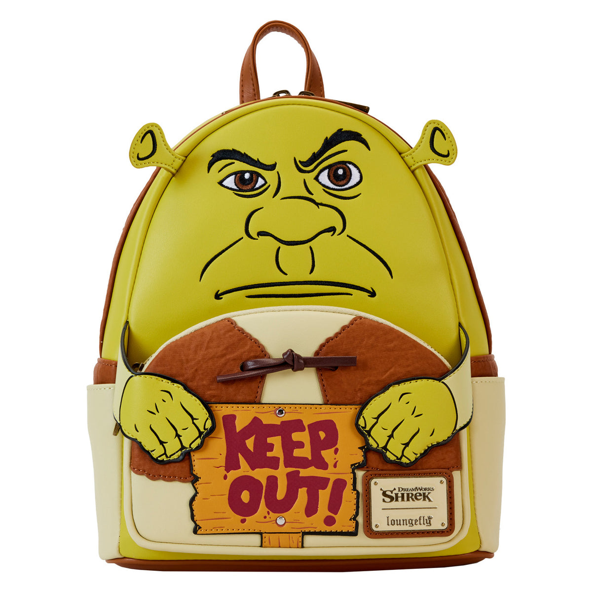 Loungefly Shrek Keep Out Cosplay Mini Backpack