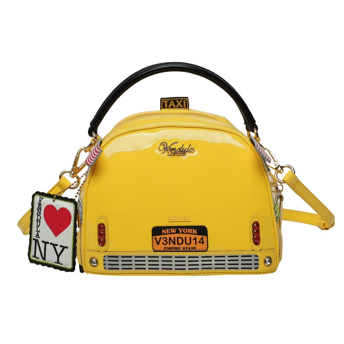 Vendula London New York City Cats & Corgis Taxi Grab Bag-zoom-3