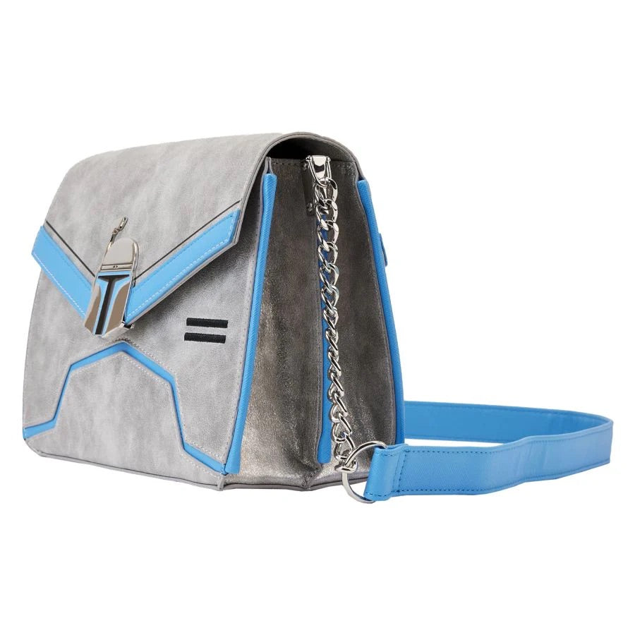 Loungefly Star Wars Jango Fett Metallic Crossbody Bag-zoom-4