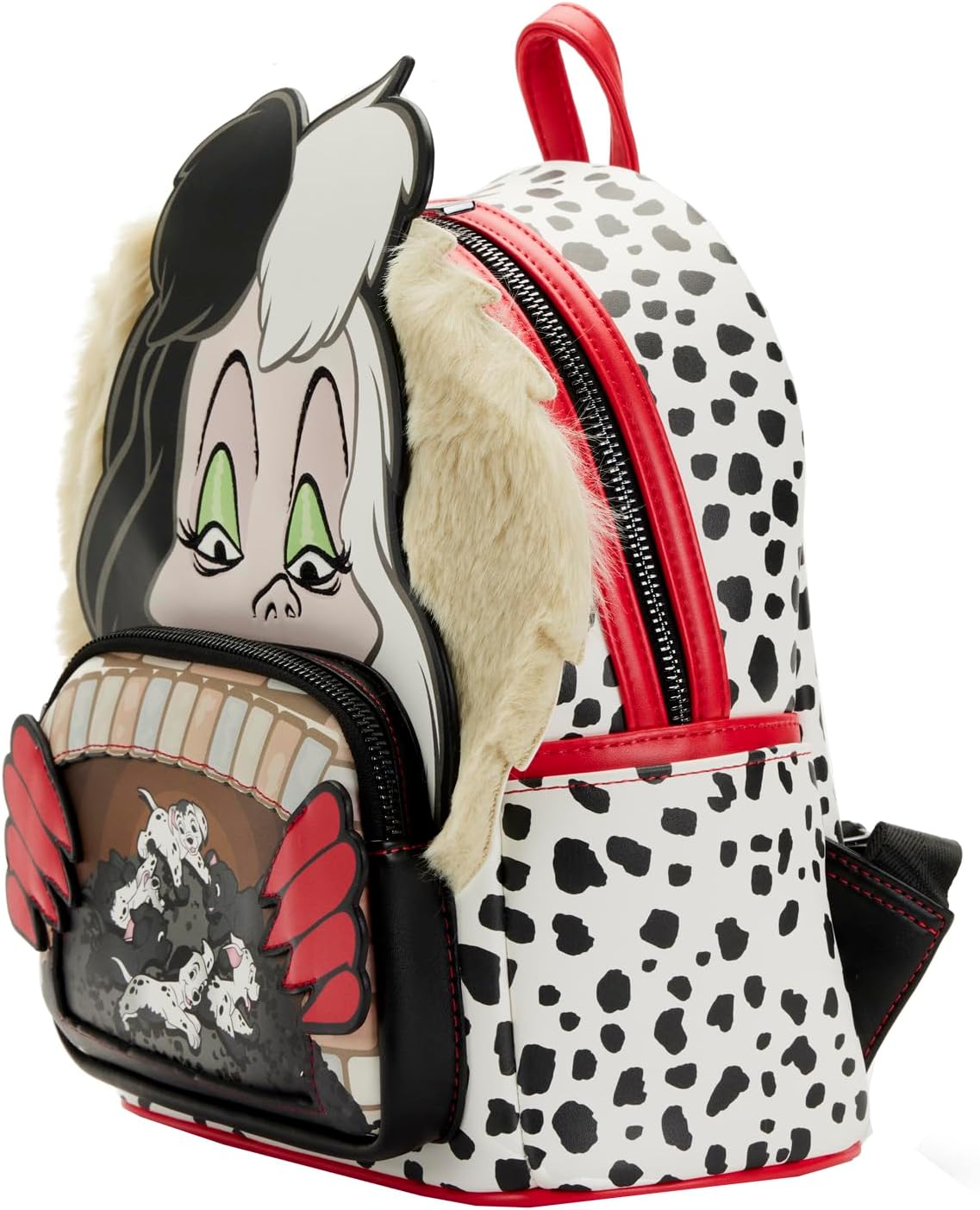 Loungefly Disney 101 Dalmatians Villains Scene Cruella Mini Backpack-4