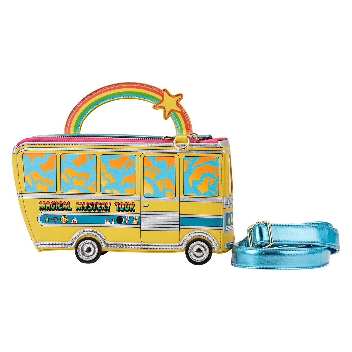 Loungefly The Beatles Magical Mystery Tour Bus Crossbody Bag-3
