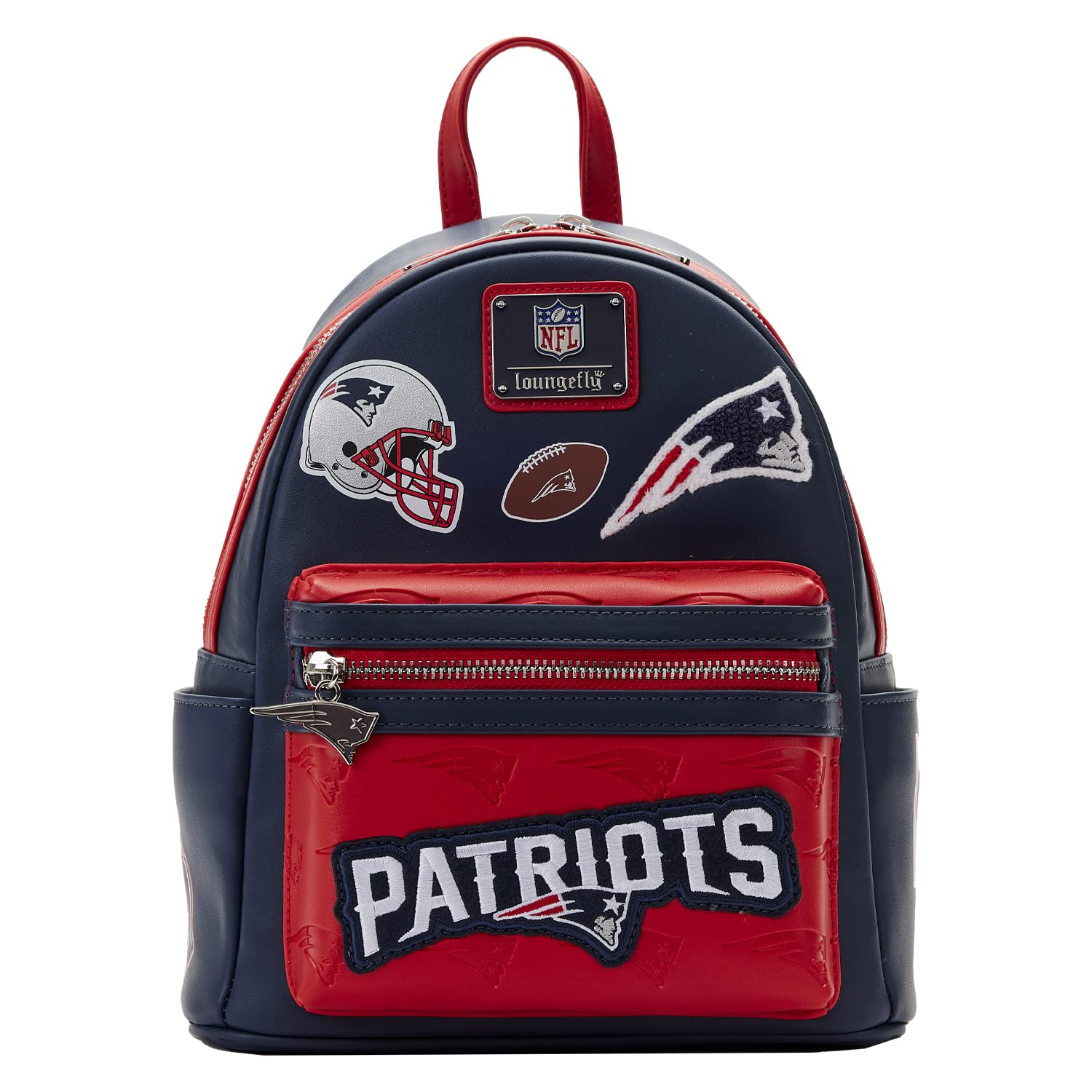 Loungefly NFL New England Patriots Patches Mini Backpack