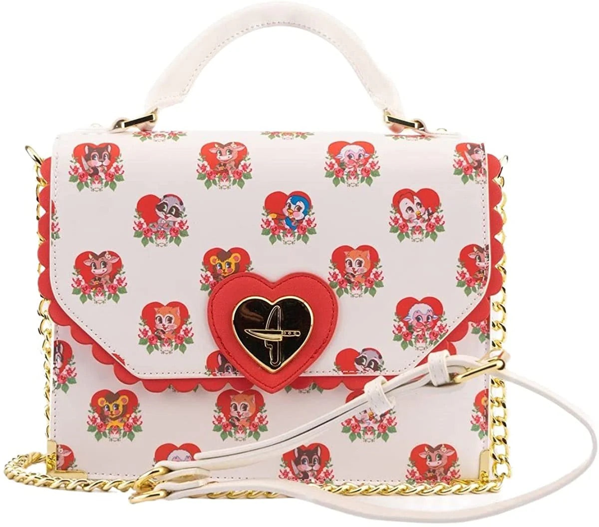 Loungefly Funko Villainous Valentines Crossbody Purse-zoom-3