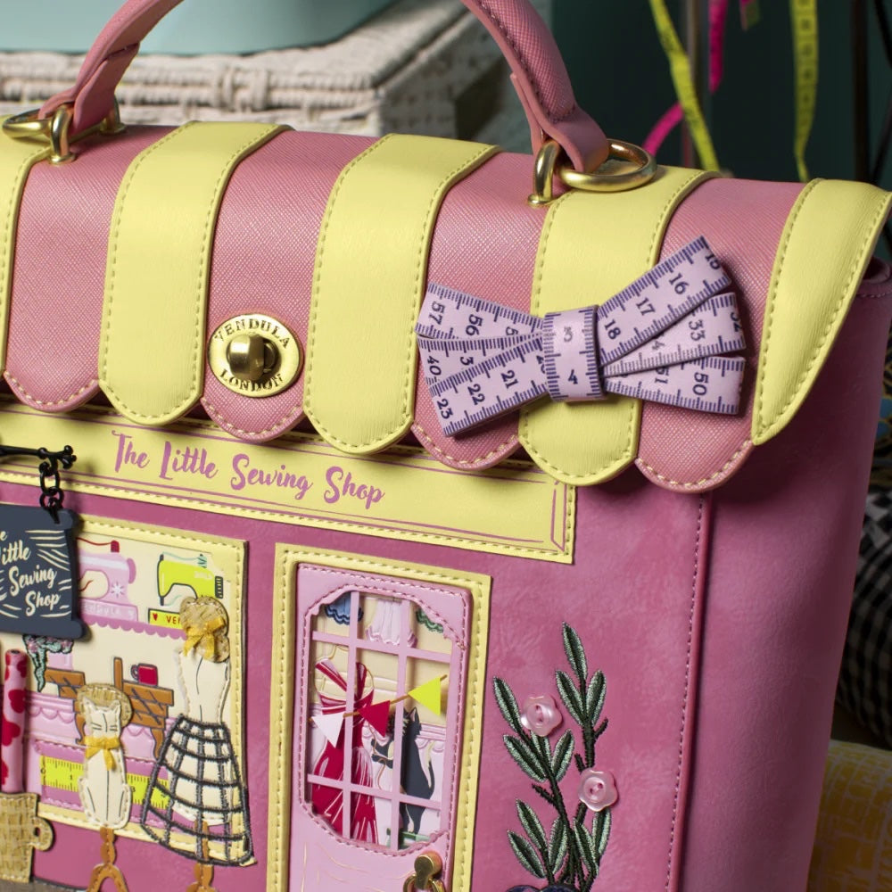 Vendula London Sewing Shop - Raspberry Edition Classic Backpack-zoom-14