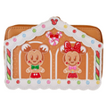 Loungefly Disney Mickey and Friends Gingerbread House Zip-Around Wallet