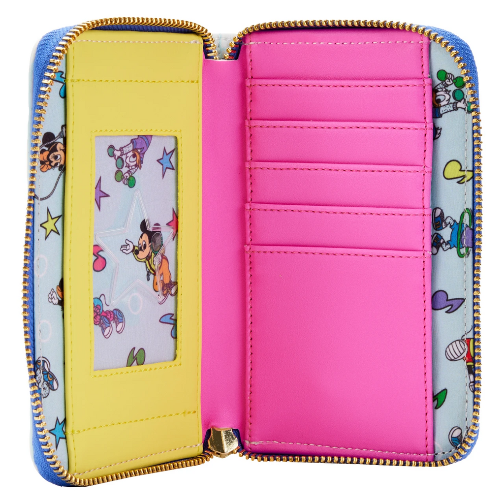 Loungefly Disney Mousercise Zip-Around Wallet