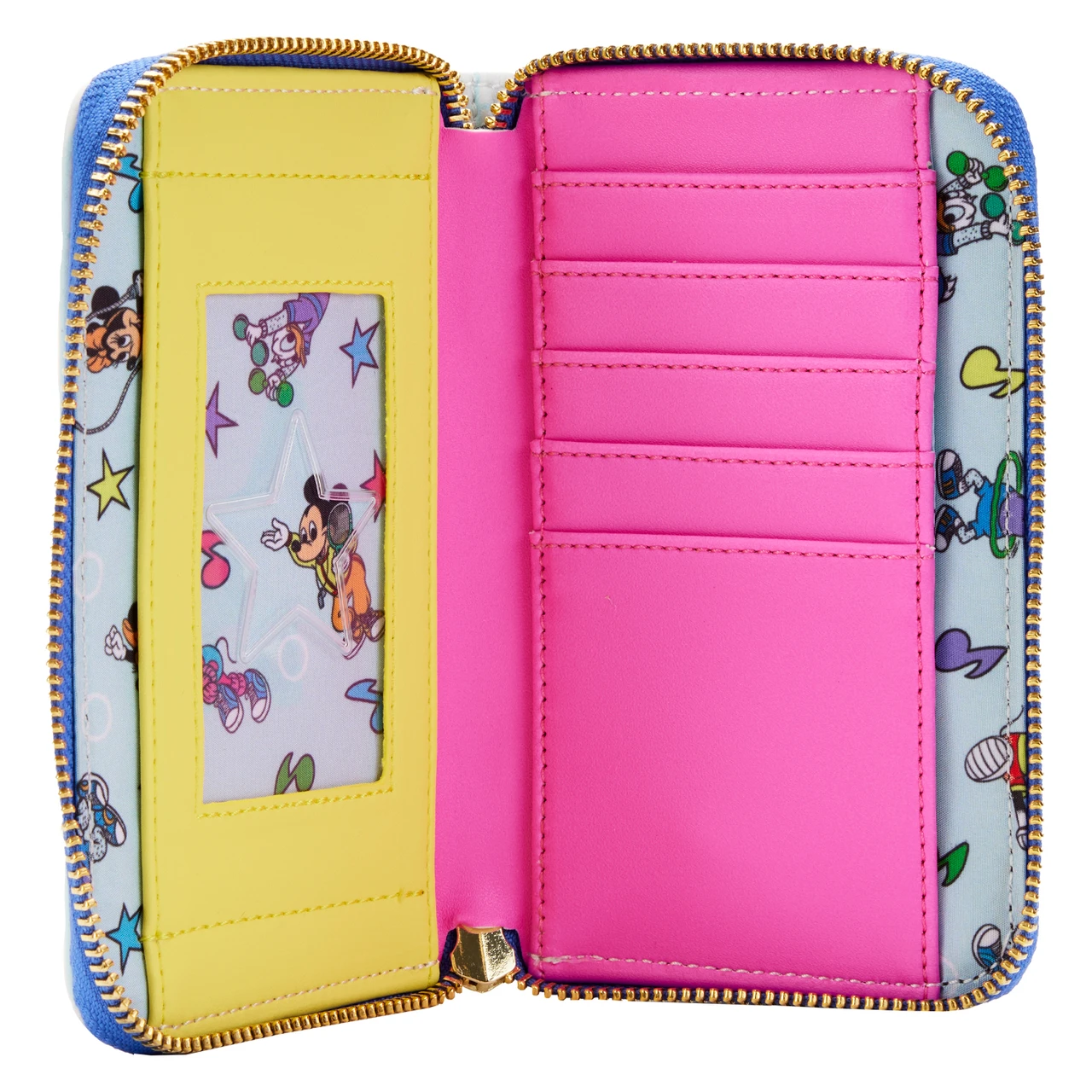 Loungefly Disney Mousercise Zip-Around Wallet