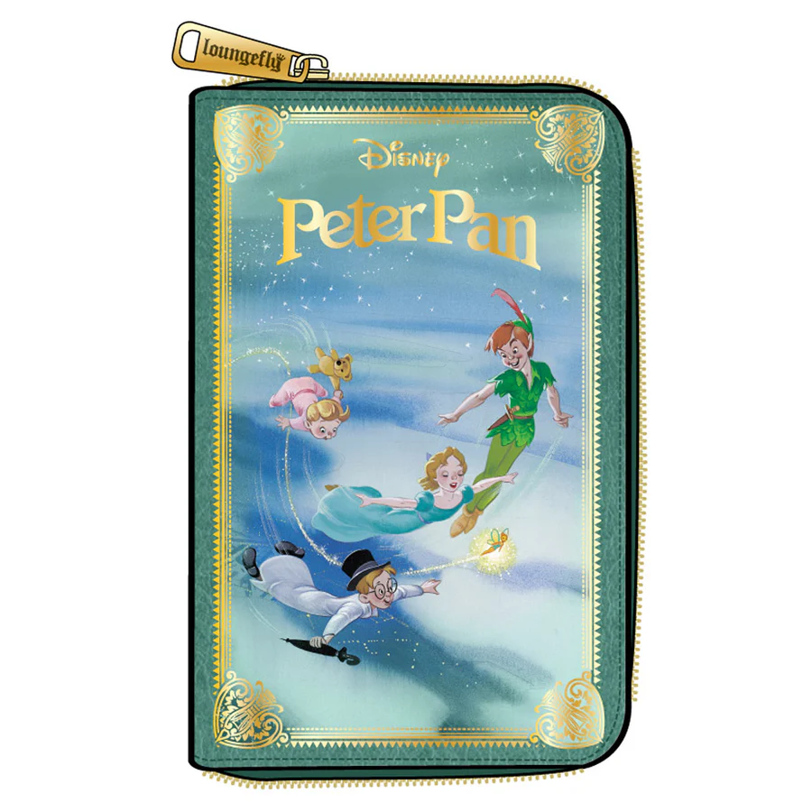 Loungefly Disney Peter Pan Book Series Zip-Around Wallet