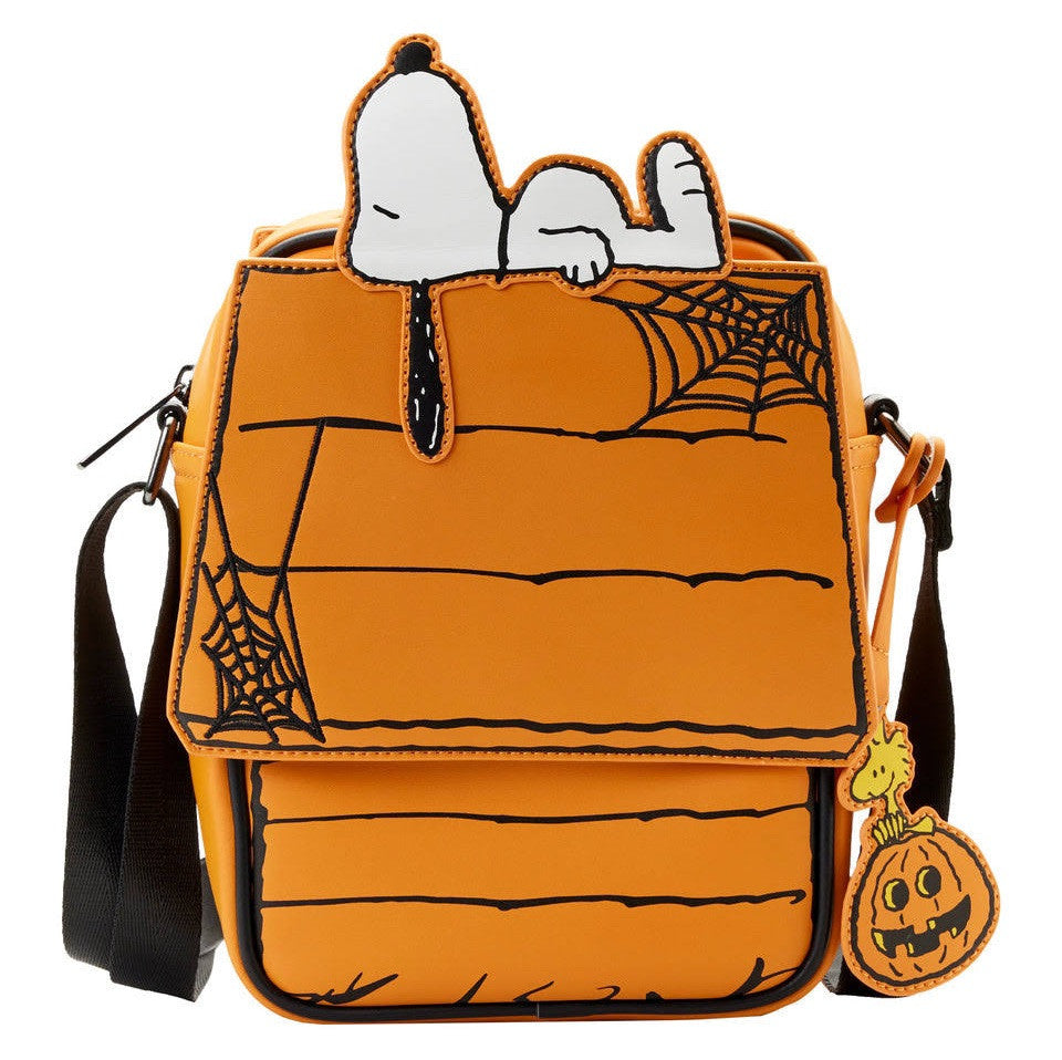 Loungefly Peanuts Great Pumpkin Snoopy Doghouse Crossbody Bag Purse