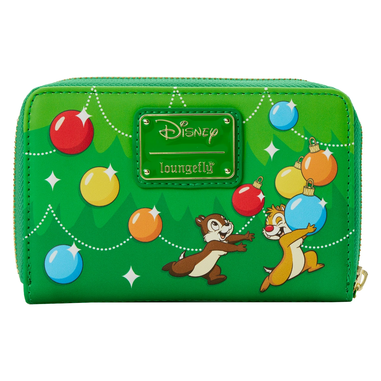 Loungefly Disney Chip And Dale Ornaments Zip Around Wallet-3