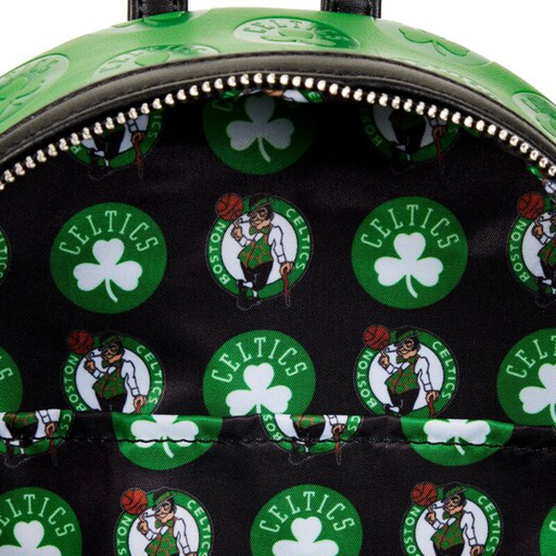 Loungefly NBA Boston Celtics Debossed Logo Mini Backpack-zoom-2