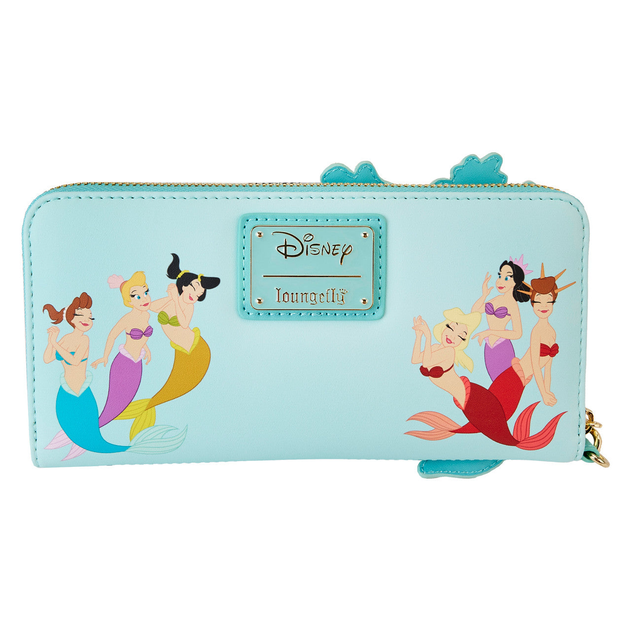 Loungefly The Little Mermaid Lenticular Zip-Around Wristlet Wallet-3