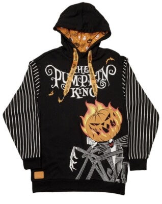 Loungefly Nightmare Before Christmas Pumpkin King Unisex Hoodie-zoom-2