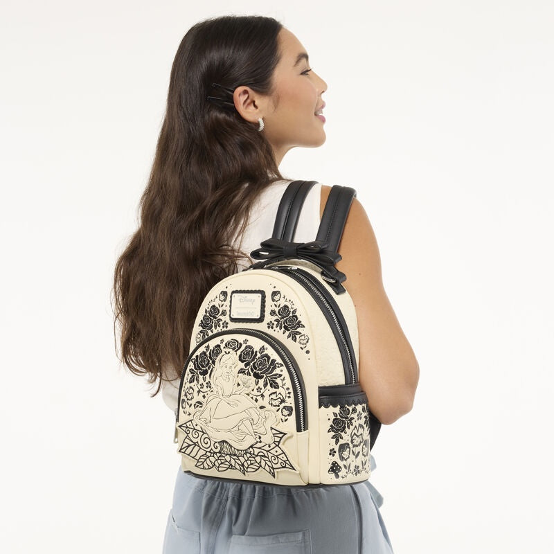 Loungefly Alice in Wonderland Floral Mini Backpack-3