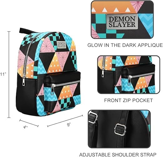 Demon Slayer Patterns Mini Backpack-zoom-4
