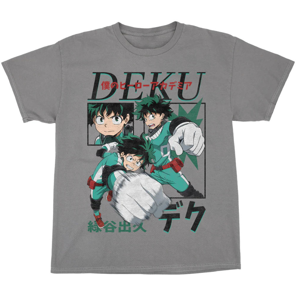My Hero Academia Deku Pigment T-Shirt-zoom-1