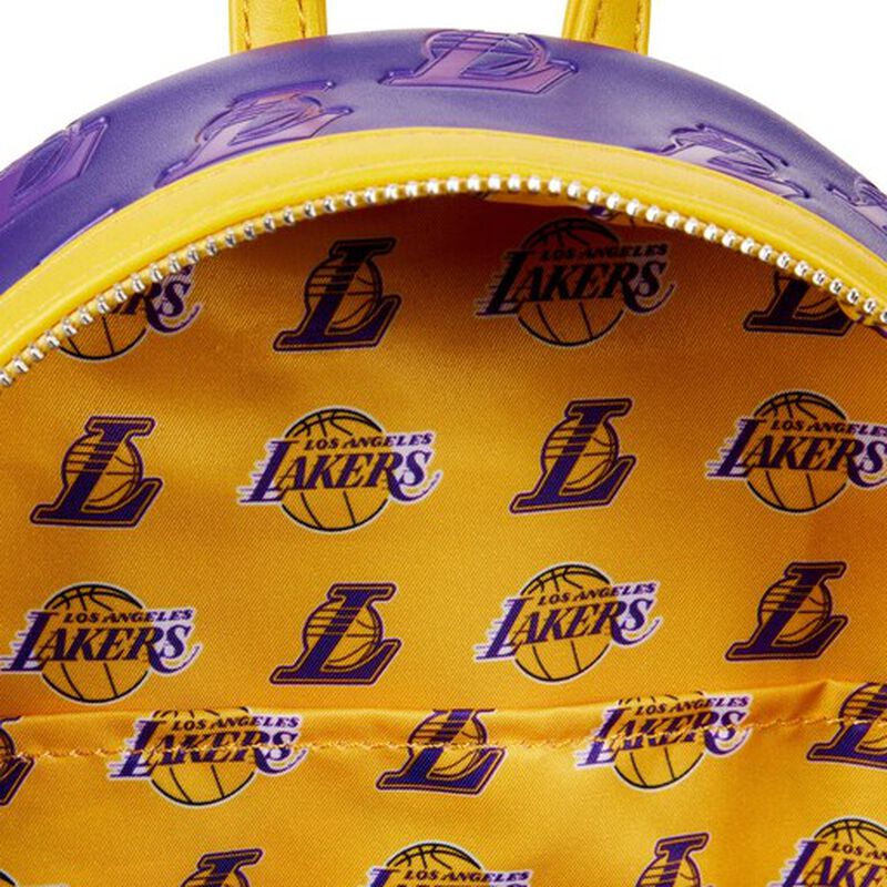 Loungefly NBA Los Angeles Lakers Logo Mini Backpack-zoom-3