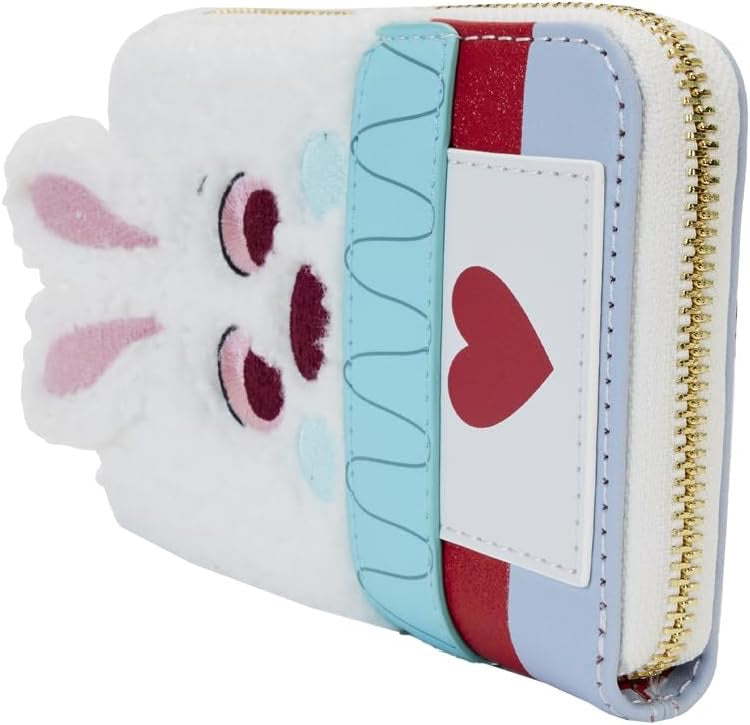 Loungefly Disney Alice in Wonderland White Rabbit Cosplay Zip-Around Wallet