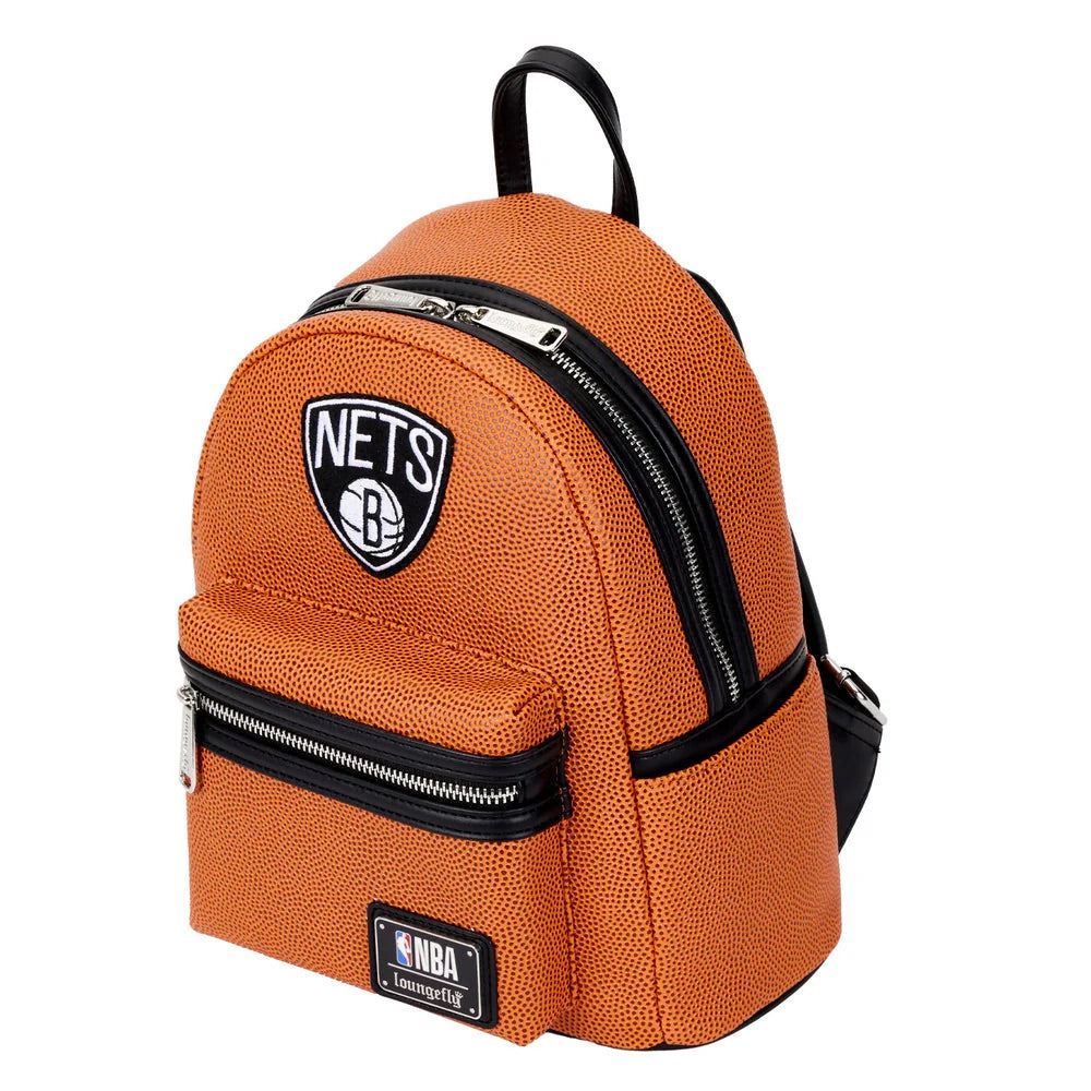 Loungefly NBA Brooklyn Nets Basketball mini backpack-zoom-4
