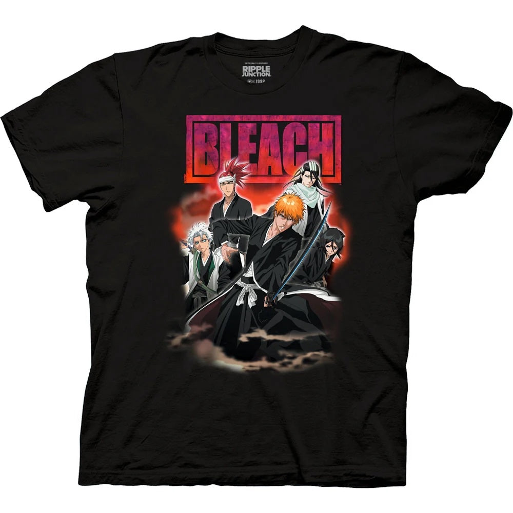 T Shirt Bleach Group Image With Smoke-1