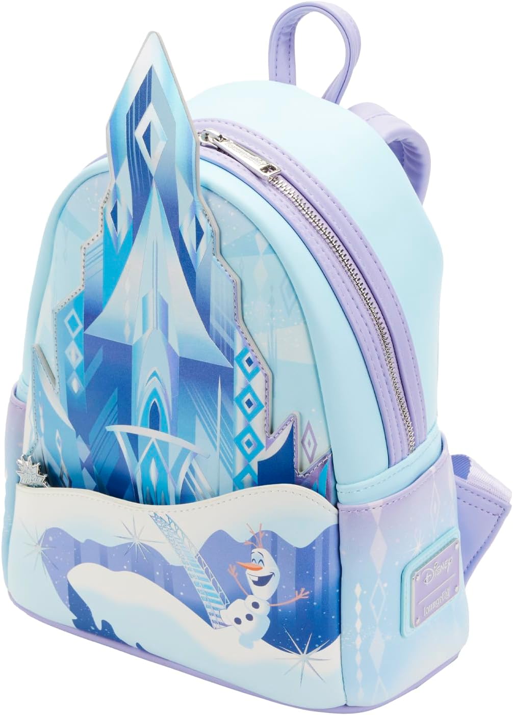 Loungefly Frozen Queen Elsa Castle Mini Backpack-9
