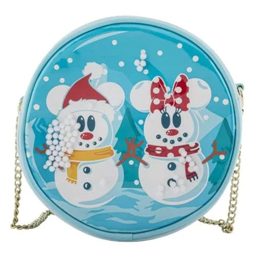Loungefly Disney Mickey & Minnie Snow Globe Crossbody Bag-zoom-1