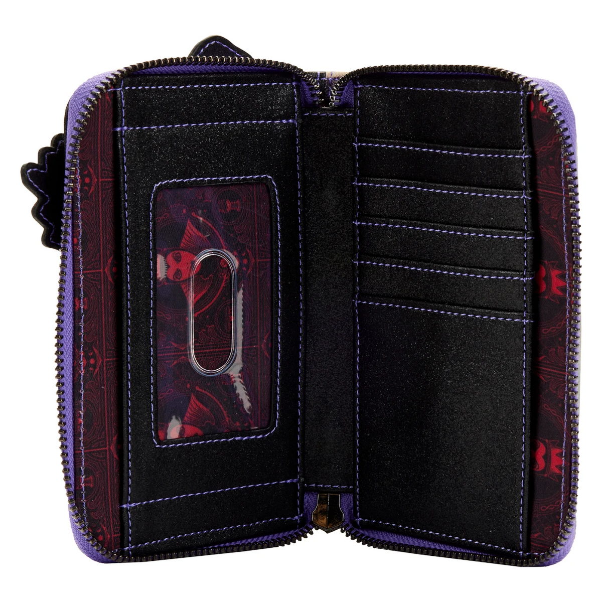Loungefly Disney Villains Scene Evil Queen Zip-Around Wallet-2