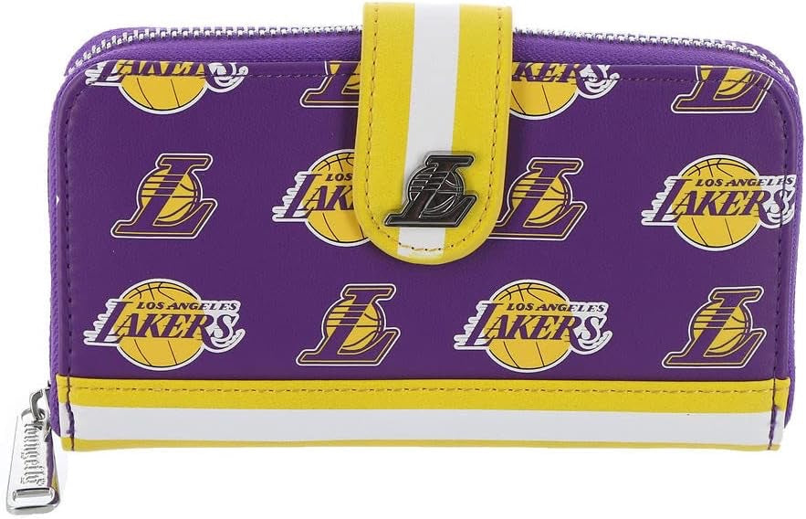 Loungefly NBA LA Lakers Logo Snap Wallet-1