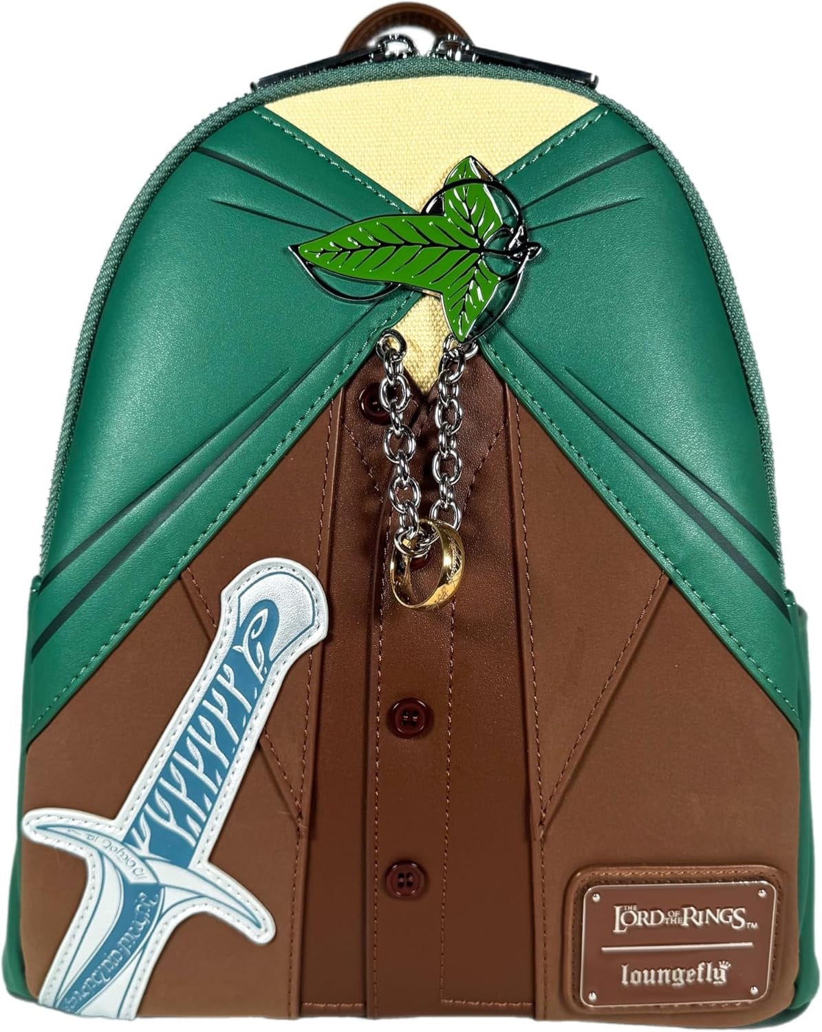 Loungefly Lord of the Rings Frodo Baggins Cosplay Mini Backpack-zoom-1