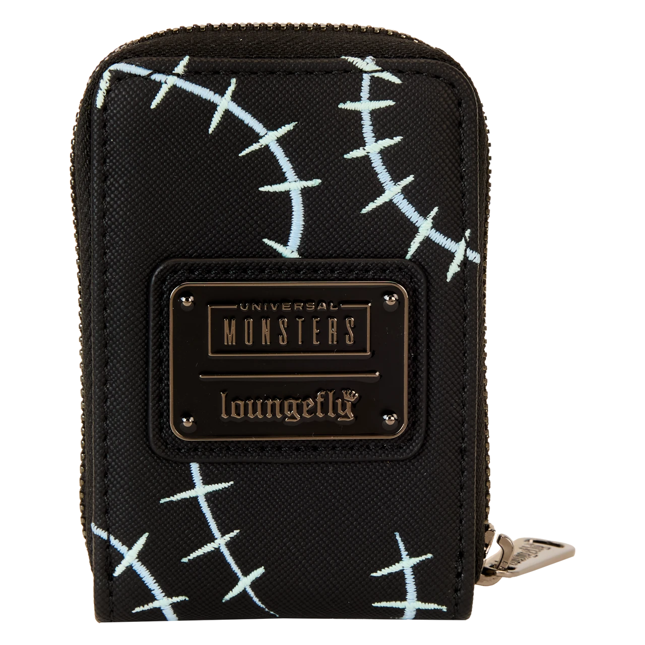 Loungefly Universal Monsters Bride of Frankenstein Neon Mask Accordion Wallet-4