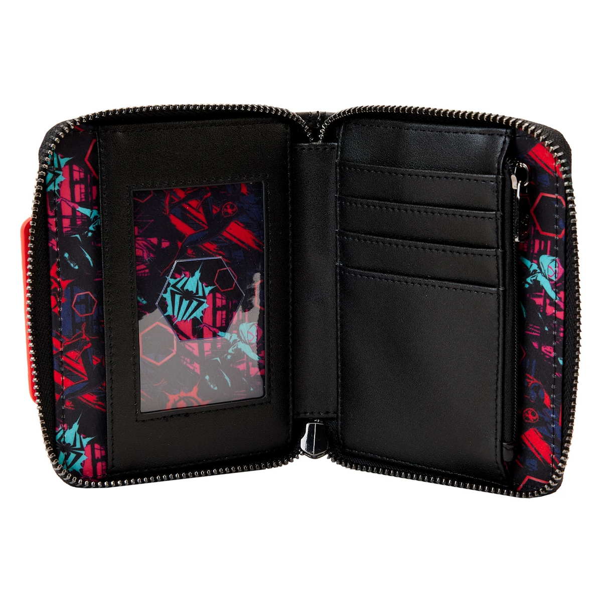 Loungefly Marvel Across the Spiderverse Lenticular Zip-Around Wallet-zoom-5