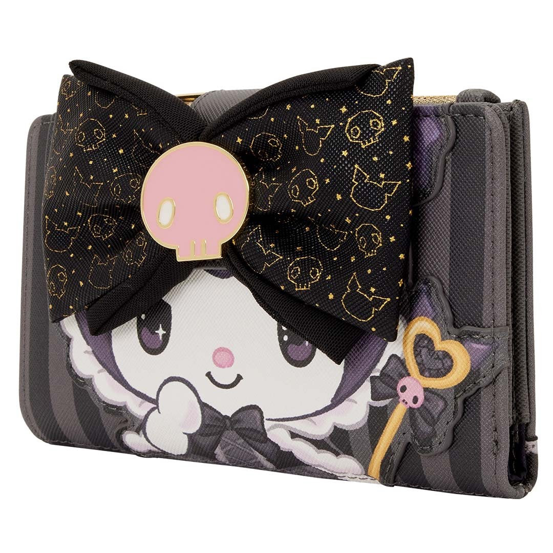 Loungefly Sanrio Kuromi 20th Anniversary Flap Wallet-zoom-4