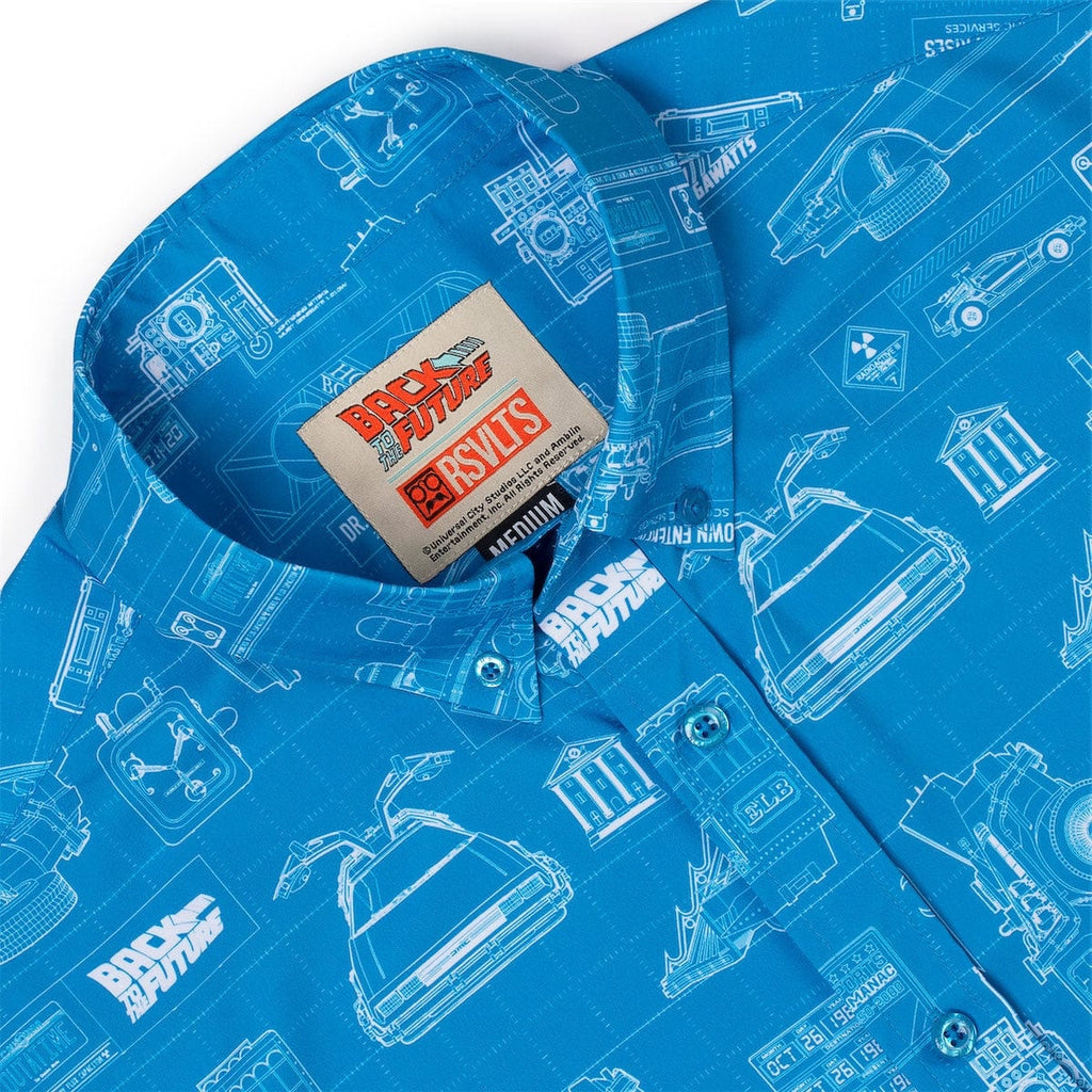 RSVLTS Back to the Future "If My Calculations Are Correct" – KUNUFLEX Short Sleeve Shirt