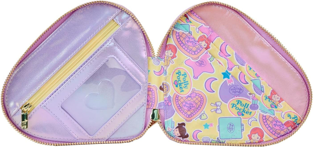 Loungefly Mattel Polly Pocket Zip Around Wristlet Wallet-3