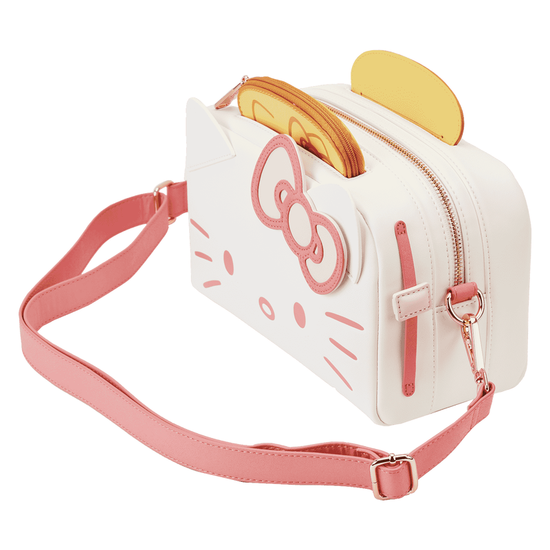 Loungefly Hello Kitty Breakfast Toaster Crossbody Bag with Card Holder-11