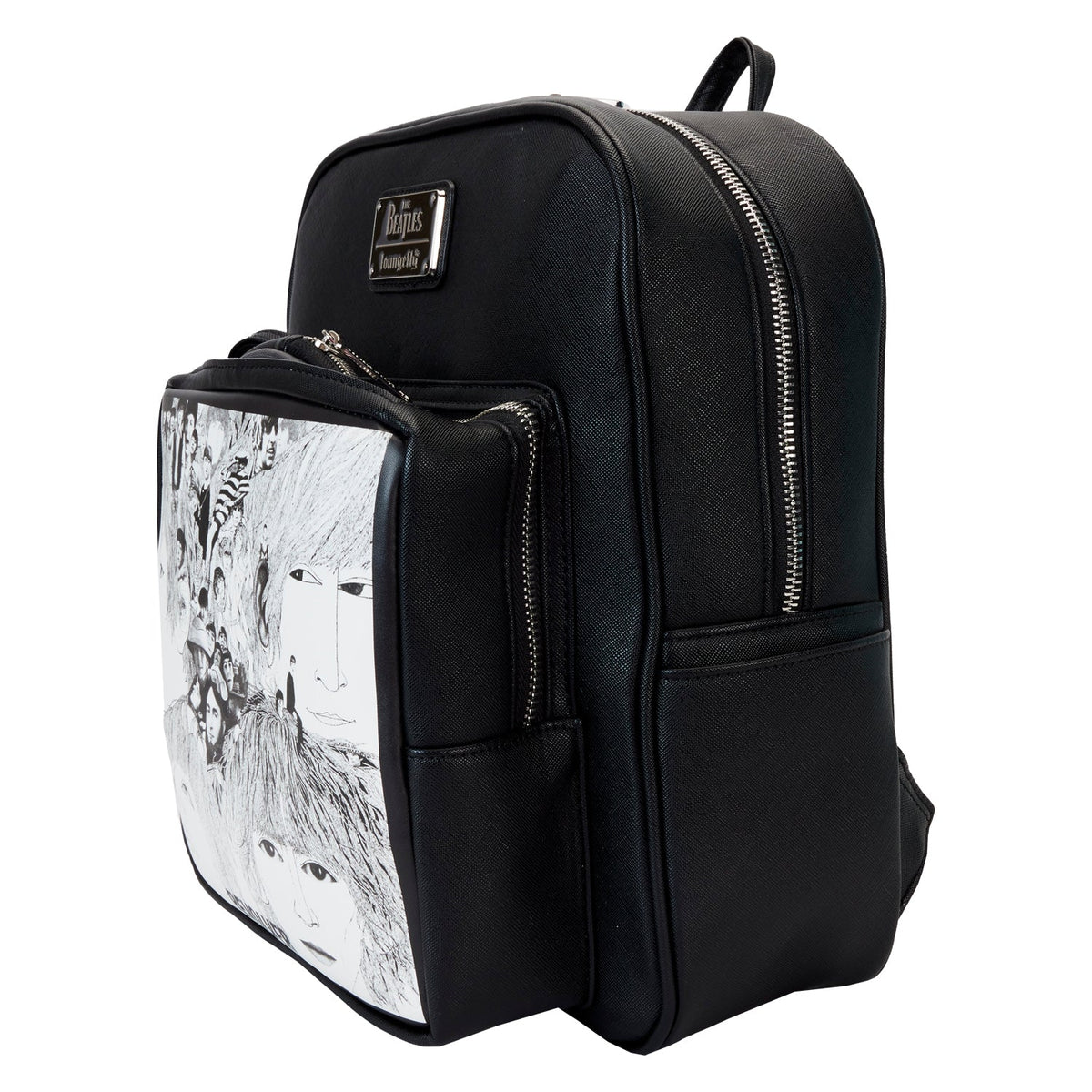 Loungefly The Beatles Revolver Album Cover Mini Backpack with Record Coin Bag-zoom-5