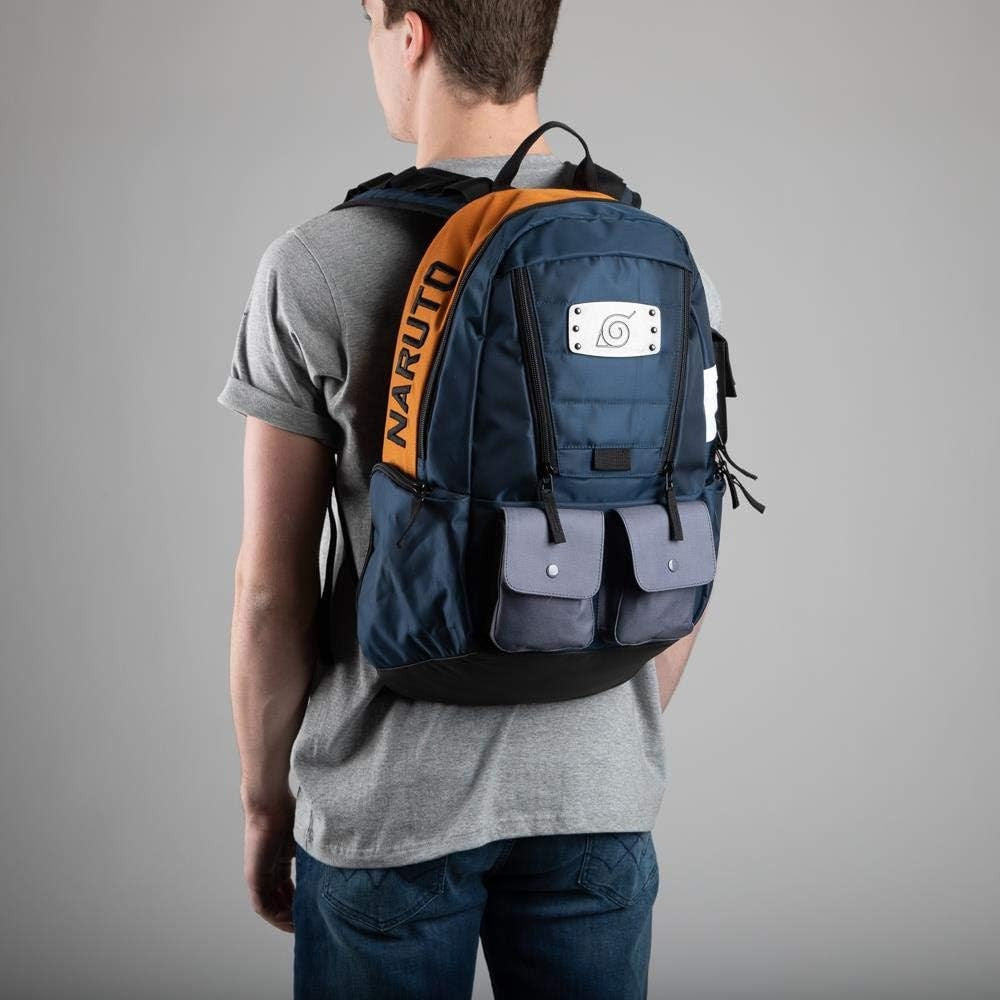 Naruto Hidden Leaf Village Ninja Utility Laptop Backpack