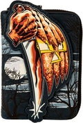 Loungefly Compass International Halloween Michael Myers Jack-O'-Lantern Glow Zip Around Wallet