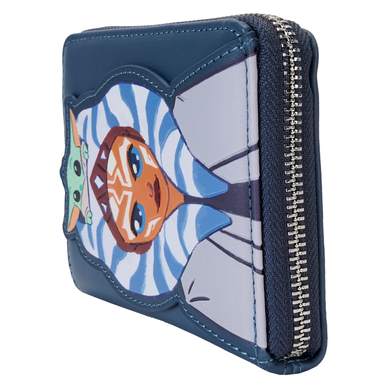 Loungefly The Mandalorian Ahsoka & Grogu Precious Cargo Zip Around Wallet-4